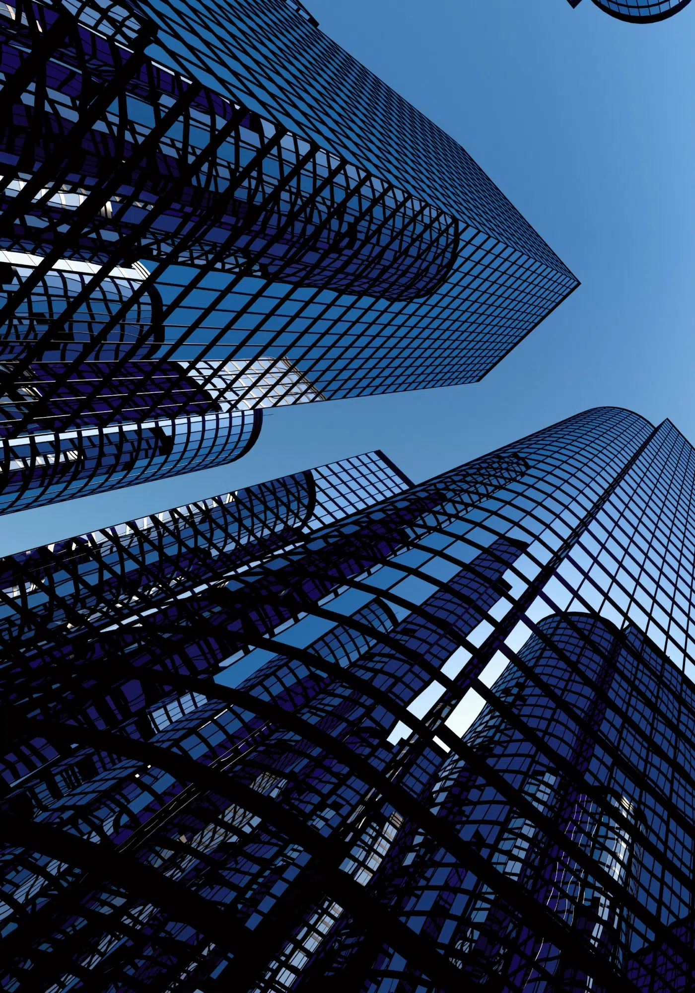 Gratte-ciels de bureaux en verre - Droit immobilier - Cassius Avocats